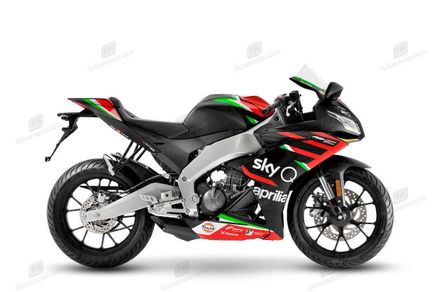 Imaginea motocicletei Aprilia RS 125 a anului 2021