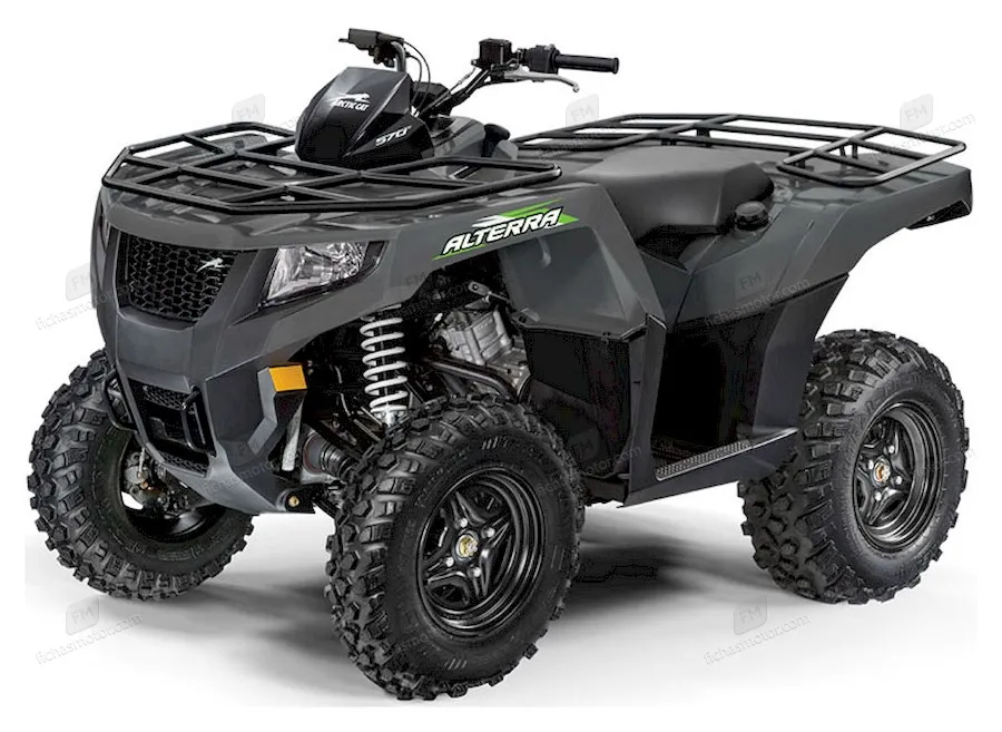 2021 model Arctic Cat Alterra 570 EPS motosikletin görüntüsü