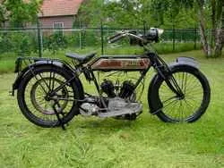 Afbeelding van de Ariel 3.5 hp 1915-motorfiets