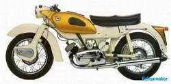 Image of the Ariel arrow super sport 250 1962 motorcycle