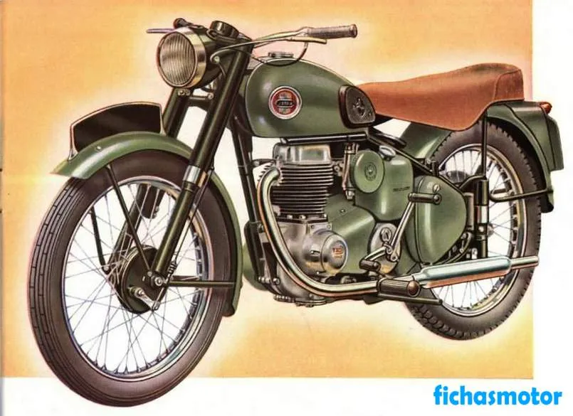 1955年のAriel lh 200 coltオートバイのイメージ