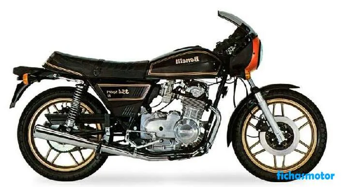 Billede af årets Benelli 354 sport ii motorcykel 1985