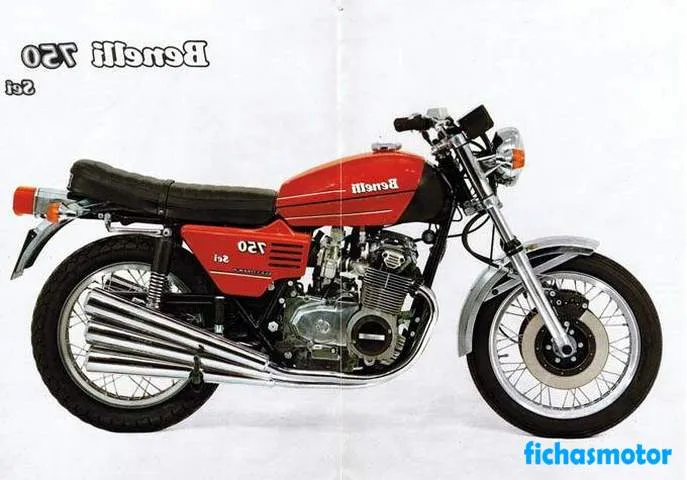 Bild des Benelli 750 sei-Motorrads des Jahres 1974