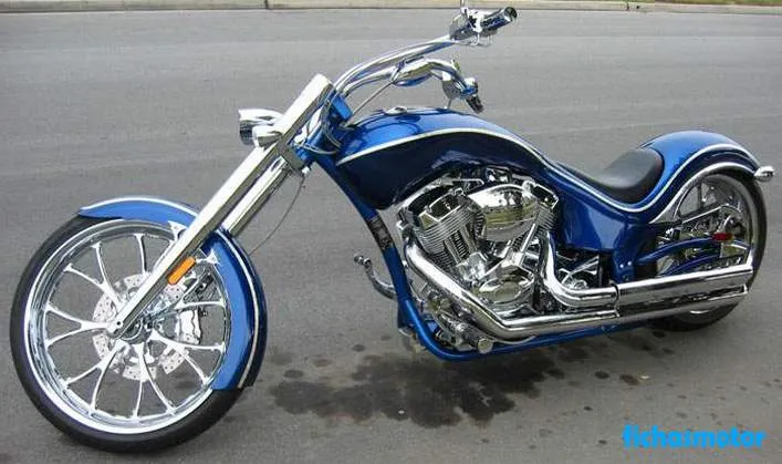 Afbeelding van de Big Dog Wolf-motorfiets van het jaar 2009