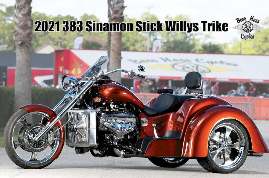 Image of the Boss Hoss Sierra Trike motorcycle of the year 2021