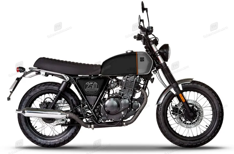 Imaginea motocicletei Brixton Cromwell 250 a anului 2021