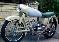 Gambar sepeda motor Douglas dragonfly 1956