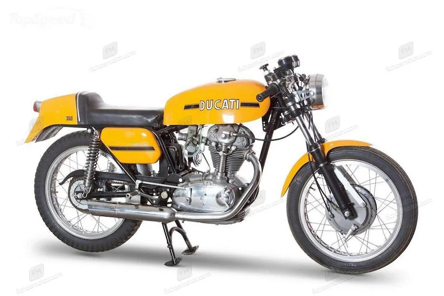 Imaginea motocicletei Ducati 250 mark 3 d a anului 1973