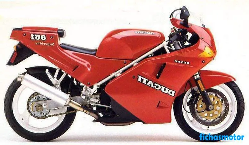 Bild des Ducati 851 strada-Motorrads des Jahres 1990