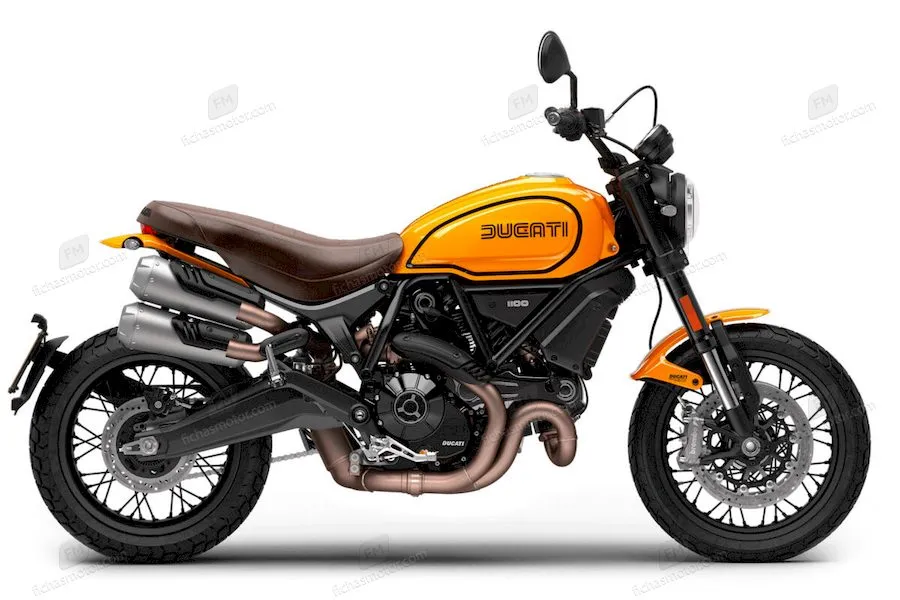 2022 model Ducati Scrambler 1100 Pro motosikletin görüntüsü