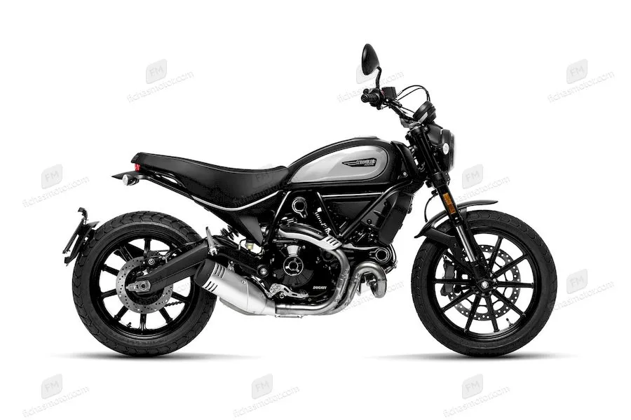 2022 model Ducati Scrambler Icon Dark motosikletin görüntüsü