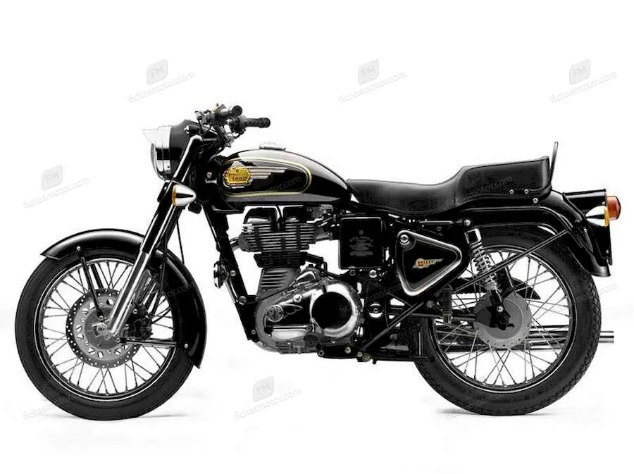 Gambar motor Enfield 350 bullet de luxe tahun 1981