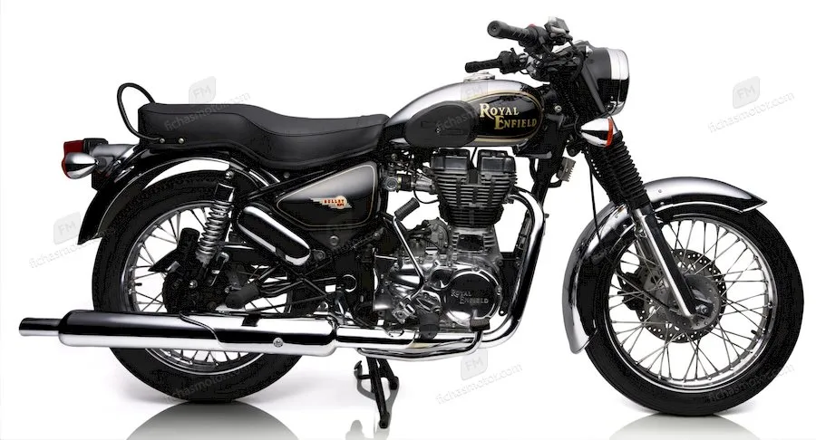 Bild des Enfield 350 bullet de luxe-Motorrads des Jahres 1983