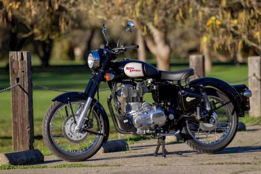 Image de la moto Enfield 500 bullet army de l'année 2003