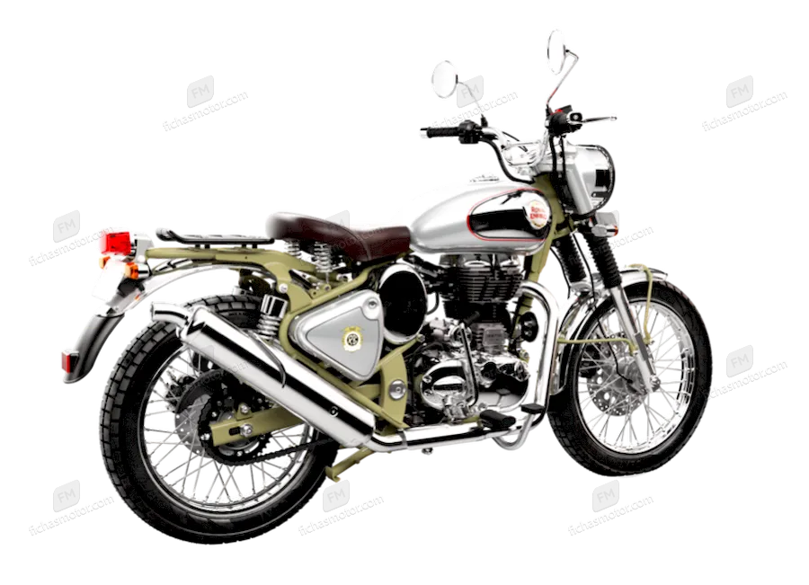 Zdjęcie motocykla Enfield 500 t bullet trials roku 2003