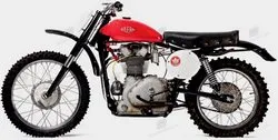 Gambar sepeda motor Gilera saturno corsa 1955