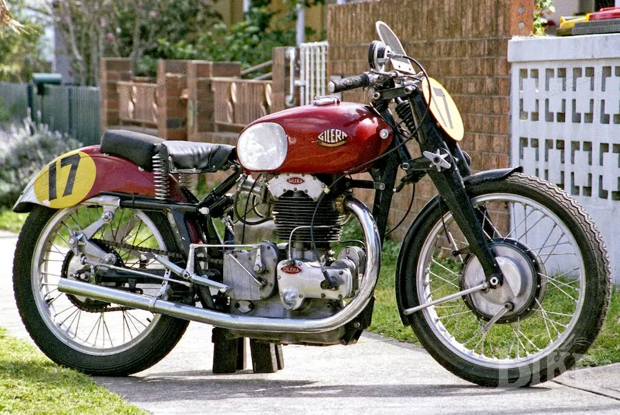 Image de la moto Gilera saturno san remo de l'année 1952