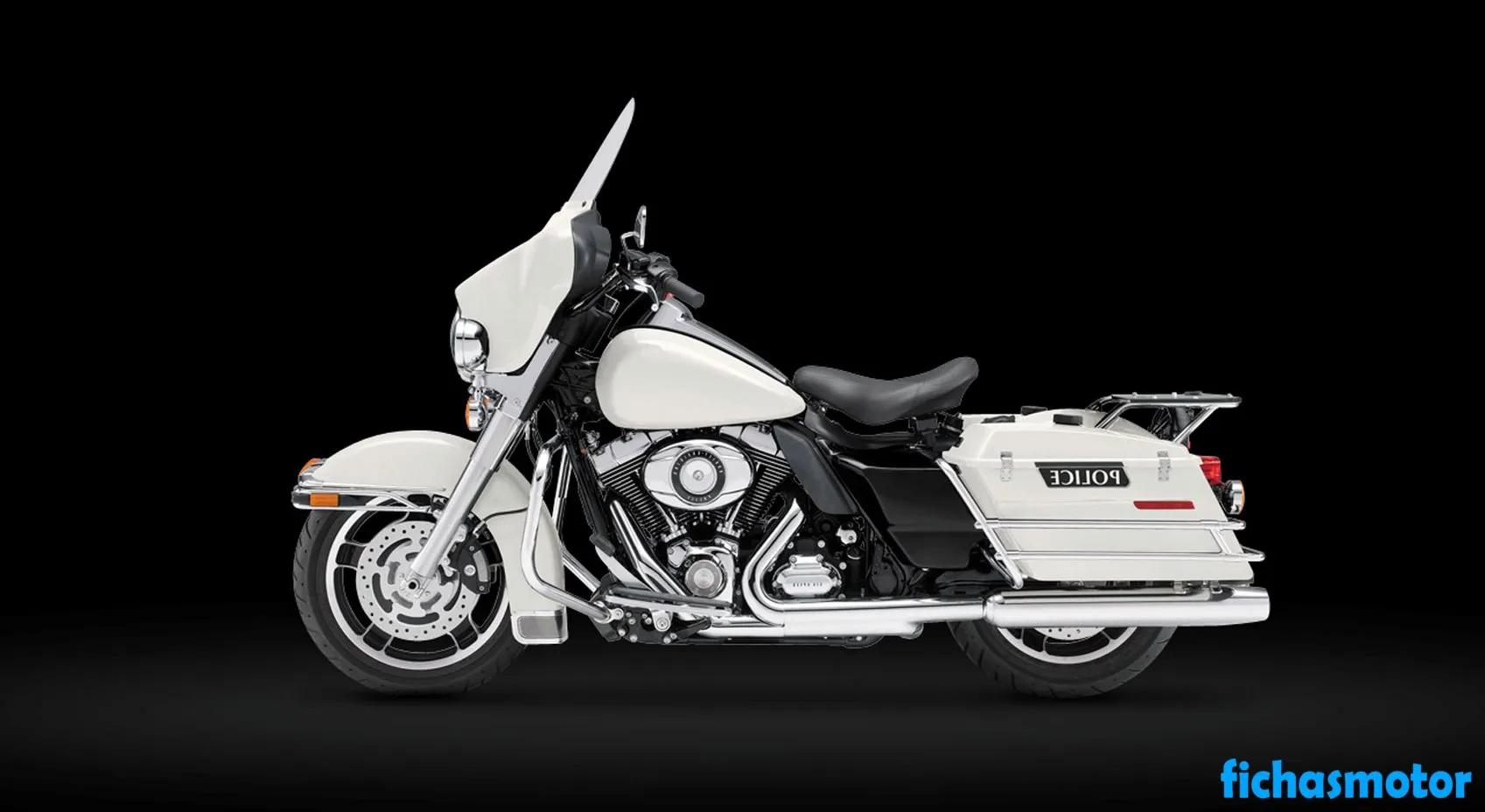 Imagem da motocicleta Harley davidson electra glide police do ano de 2013