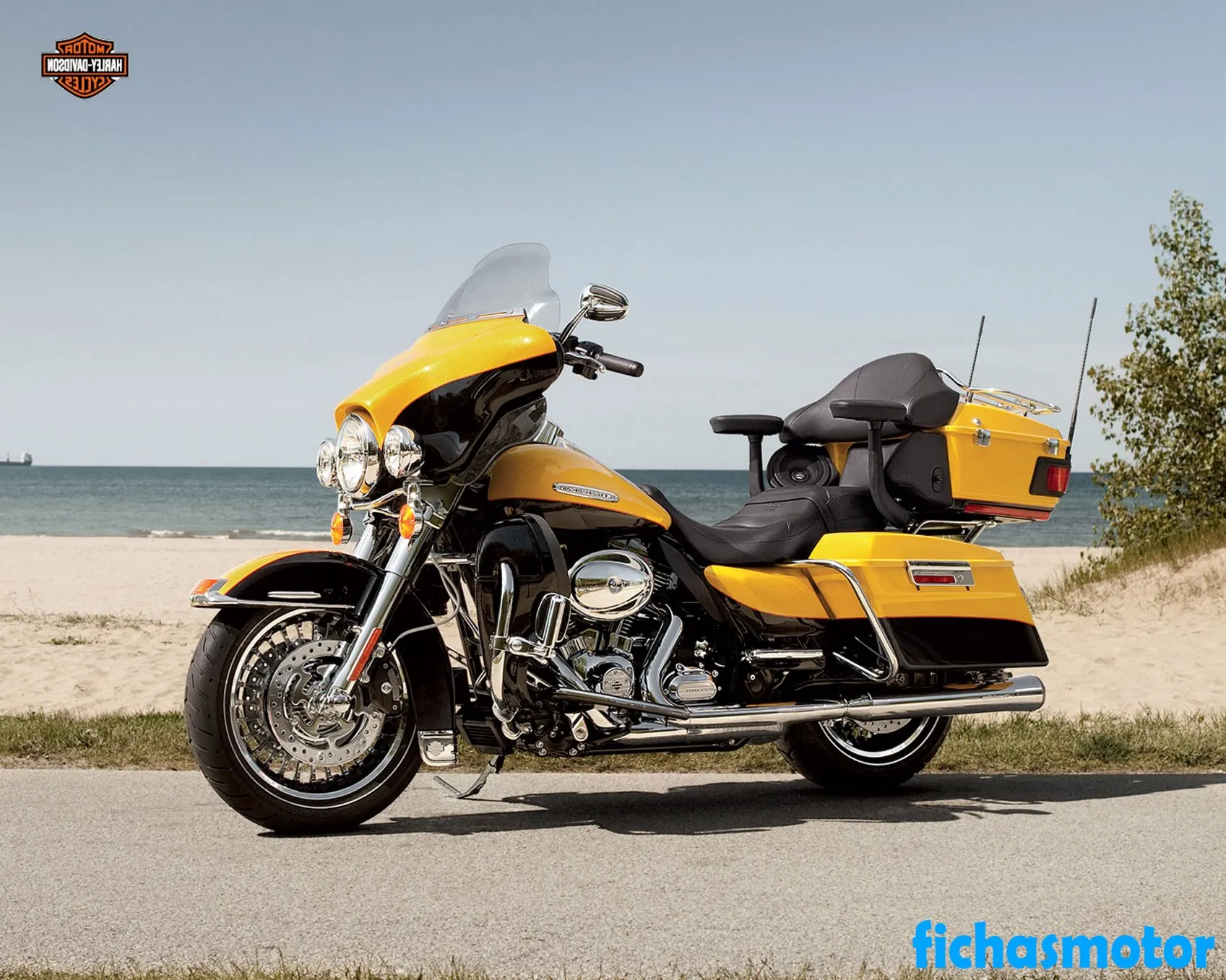 Bild des Harley davidson electra glide ultra limited-Motorrads des Jahres 2013