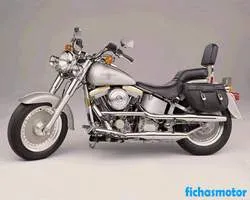 Imaginea motocicletei Harley davidson fat boy 1991