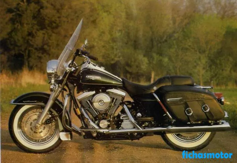 Imaginea motocicletei Harley davidson road glide a anului 1998