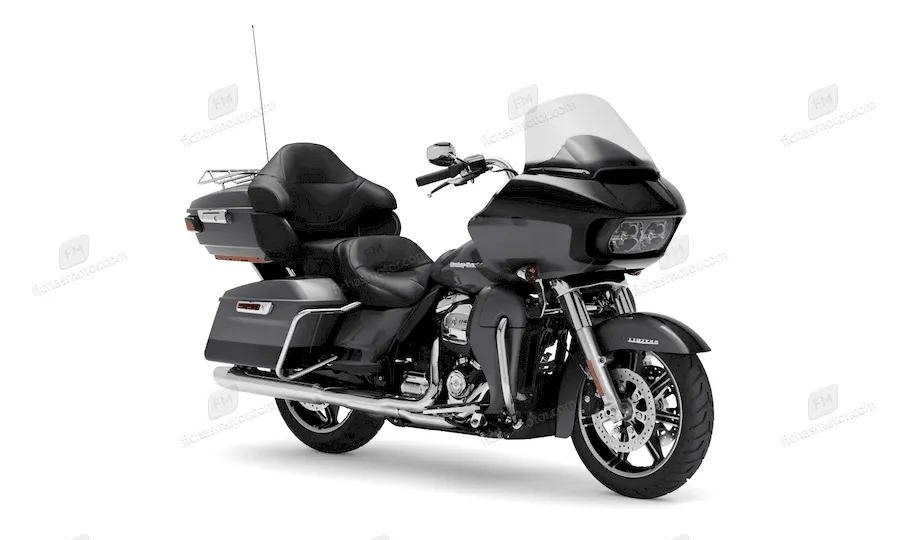 Imagem da motocicleta Harley Davidson Road Glide Limited do ano de 2021