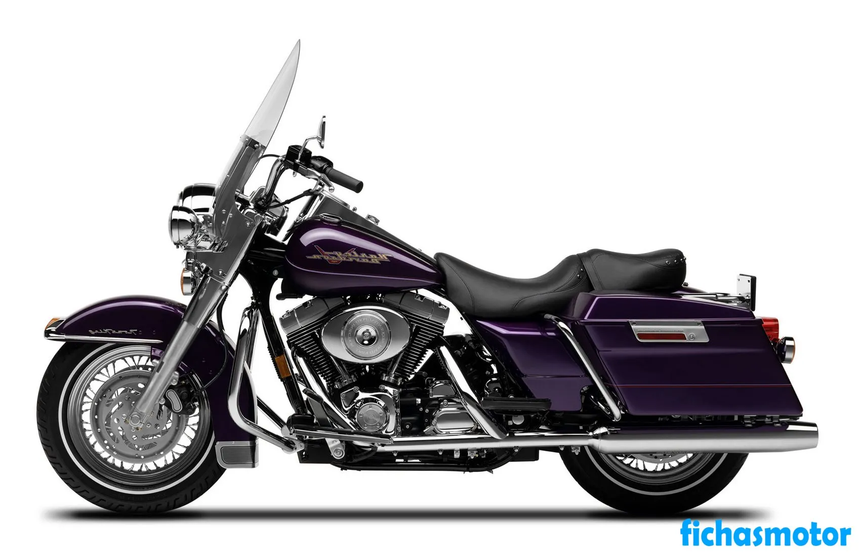 Obrázek motocyklu Harley davidson road king roku 2001