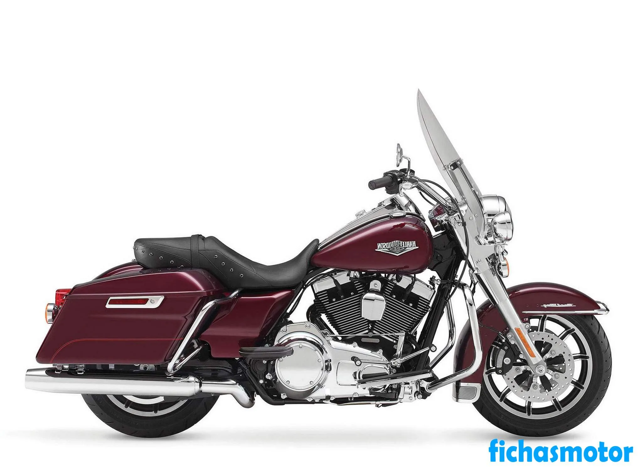 2014 年 Harley davidson road king 摩托车图片