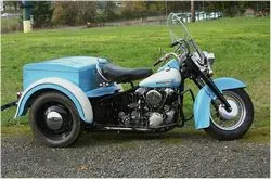 Billede af Harley davidson servi-car ge 1946 motorcyklen