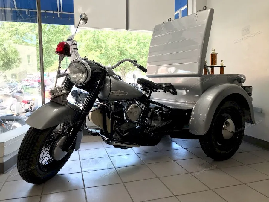 Billede af årets Harley davidson servi-car ge motorcykel 1966