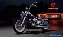 Image of the Harley davidson Softail deluxe 2014 motorcycle