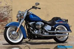 Image of the Harley davidson Softail deluxe 2018 motorcycle