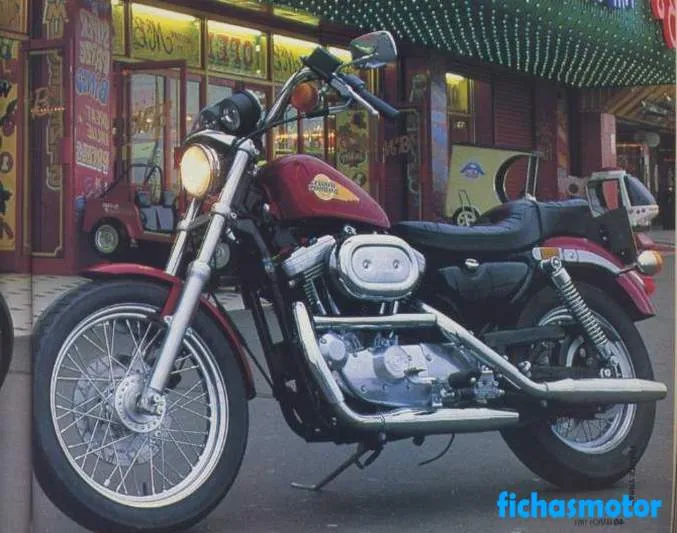 Imagem da motocicleta Harley davidson sportster 1200 do ano de 1997