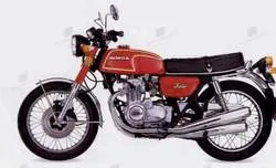 Honda cb 350 disc 1975 motosiklet görüntüsü