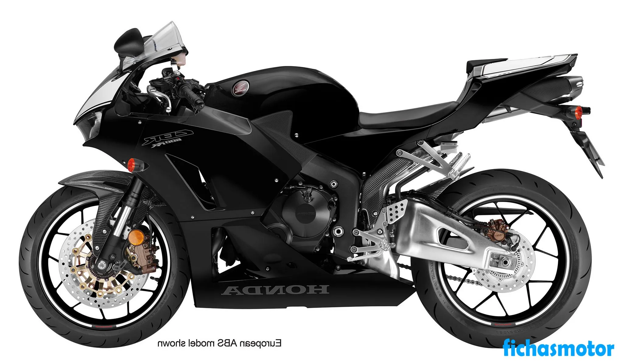 Afbeelding van de Honda cbr600rr abs-motorfiets van het jaar 2014