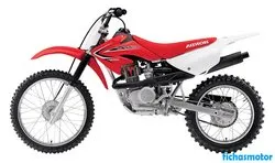 Gambar sepeda motor Honda crf100f 2013