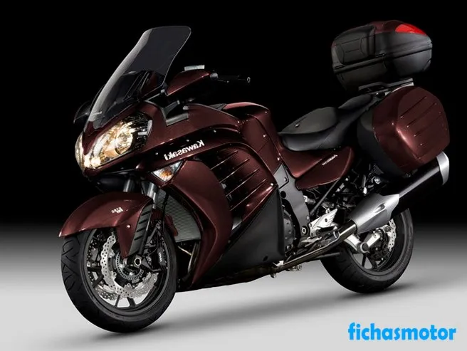 Afbeelding van de Kawasaki 1400gtr grand tourer-motorfiets van het jaar 2012