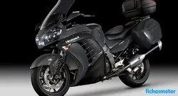 Kawasaki 1400gtr grand tourer 2013 motosiklet görüntüsü