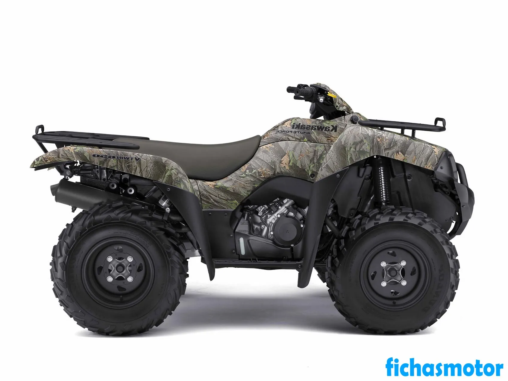 Gambar motor Kawasaki brute force 650 4x4 camo tahun 2009