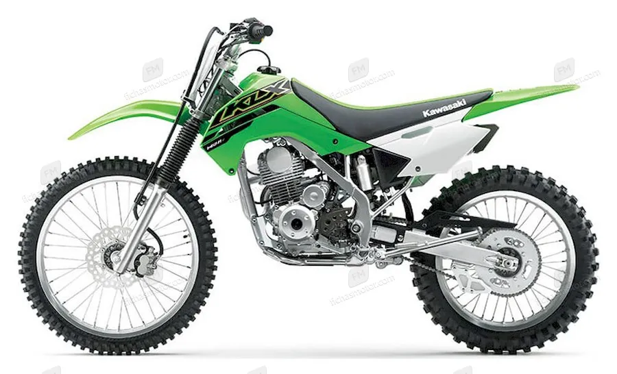 Image of the Kawasaki KLX 140R F motorcycle of the year 2021