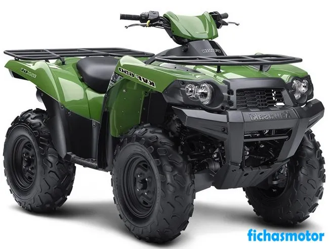 2012 model Kawasaki kvf650 4x4 motosikletin görüntüsü