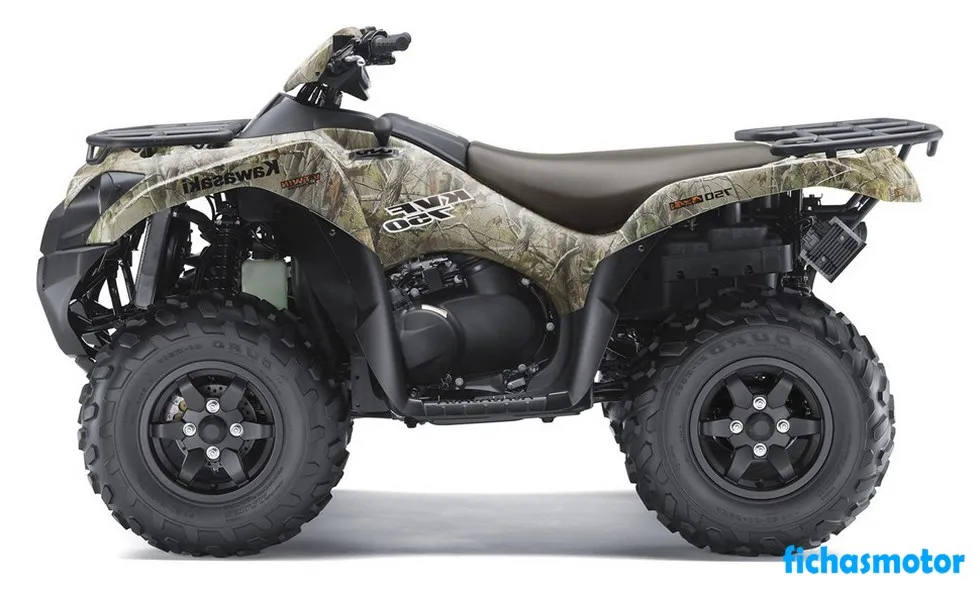 2013 model Kawasaki kvf750 4x4 eps camo motosikletin görüntüsü