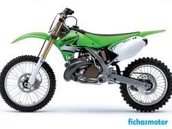 Gambar sepeda motor Kawasaki kx250 2007