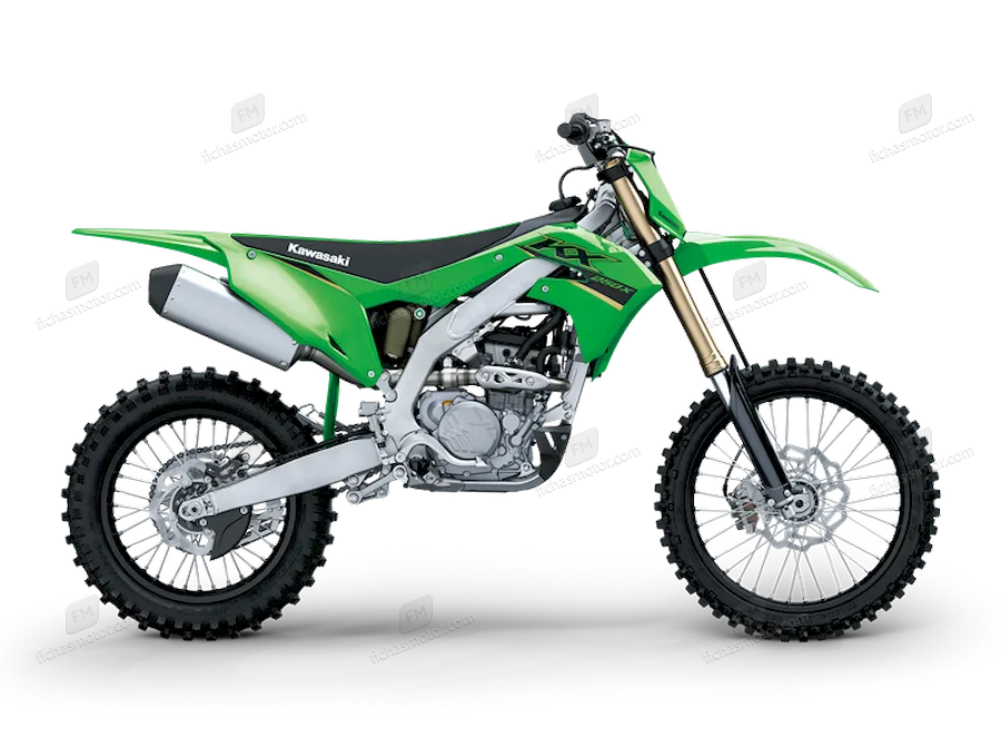 Image of the Kawasaki KX250X motorcycle of the year 2022