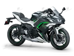 Image of the Kawasaki Ninja 650 2022 motorcycle