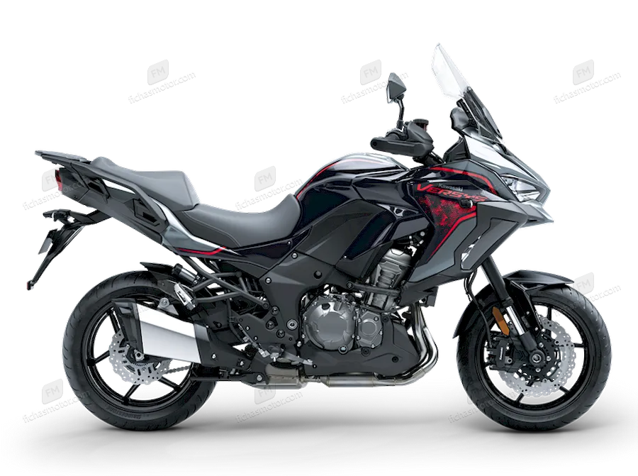 Imaginea motocicletei Kawasaki Versys 1000 S a anului 2021