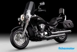 Image of the Kawasaki vn900 light tourer 2012 motorcycle