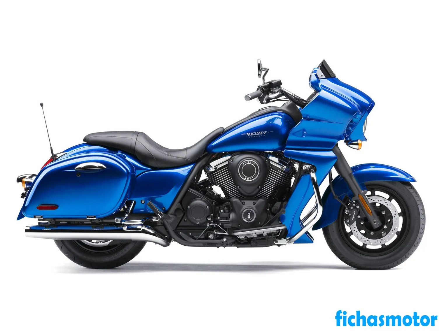 Image of the Kawasaki vulcan 1700 vaquero motorcycle of the year 2012