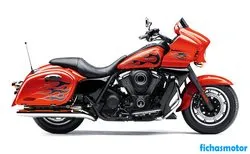 Kawasaki vulcan 1700 vaquero 2013 摩托车的图像