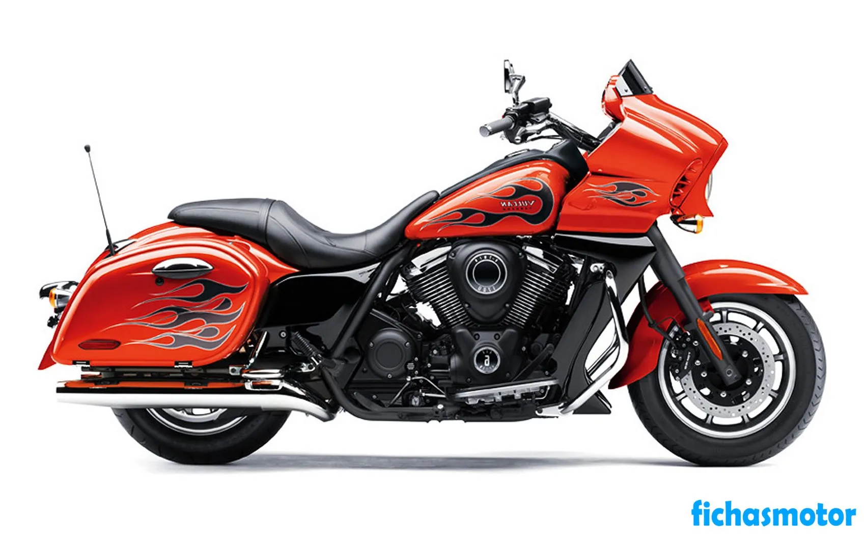 Image of the Kawasaki vulcan 1700 vaquero motorcycle of the year 2013